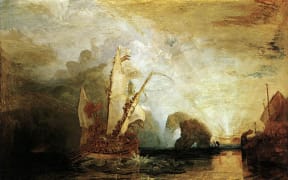 Ulysses deriding Polyphemus