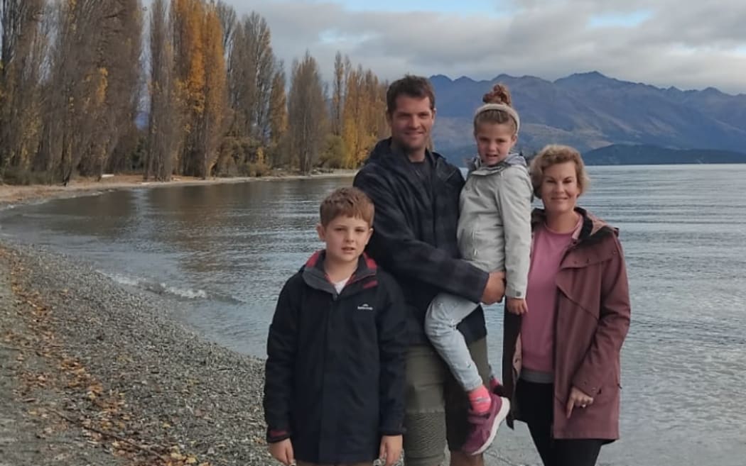 Rosie Peck and her family.