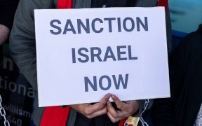 Clergy Palestine protest outside Nicola Willis office for