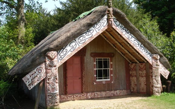 Historic meeting house Hinemihi has stood near Clandon House in Surrey since the 1890s.