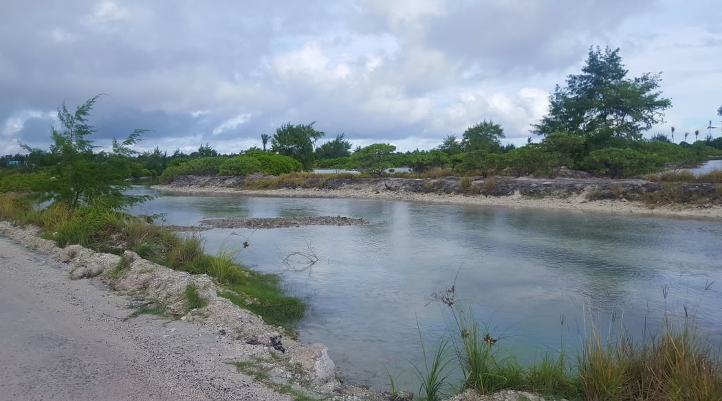 View of tidal inlet