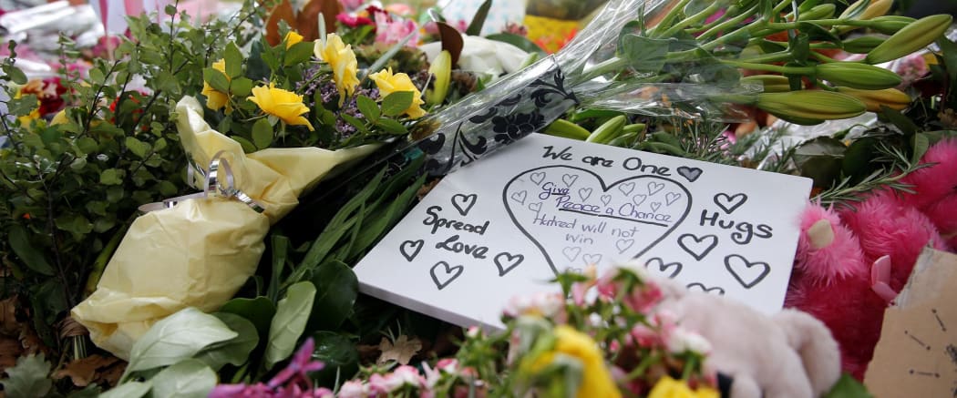 CHRISTCHURCH, NEW ZEALAND - MARCH 18: Flowers are laid outside Al Noor Mosque in Christchurch, New Zealand. At least 50 people were reported killed and 50 others injured in twin terror attacks targeting Al Noor and Linwood mosques in Christchurch.