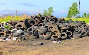 Old car tyres. (File)