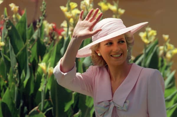 Princess of Wales Diana in Melbourne 1988.