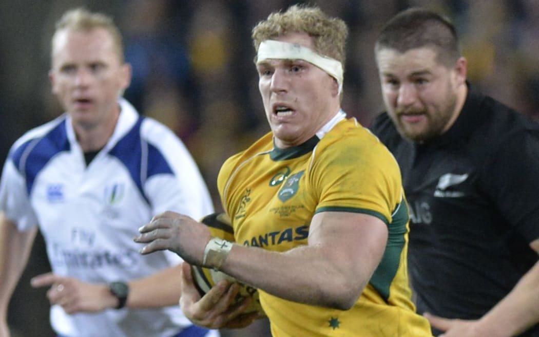 Wallabies loose forward David Pocock.