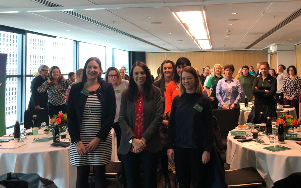 Jacinda Ardern at the NZ Rugby's Women in Governance Conference