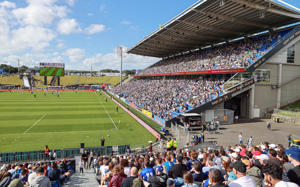 Auckland FC v Sydney FC at Go Media Stadium, Mt Smart, Auckland.