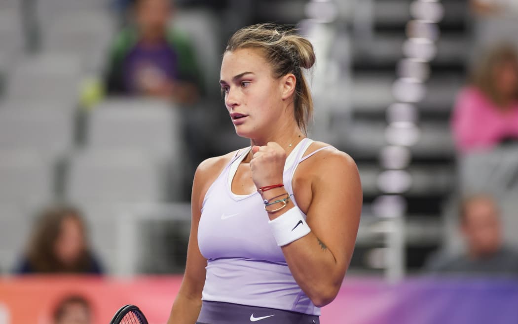 Belarus tennis player Aryna Sabalenka