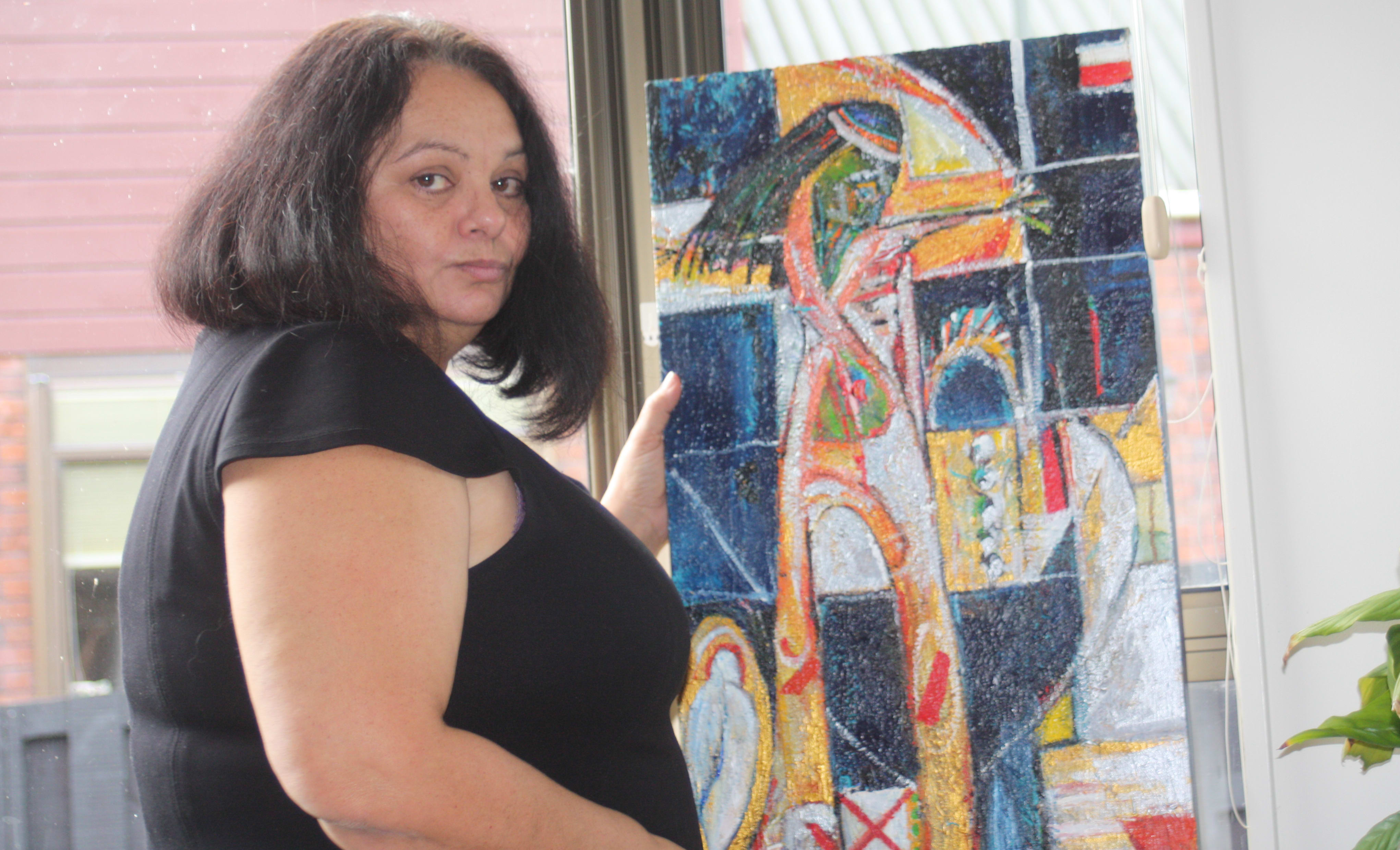Clerical abuse victims advocate Annie Hill.
