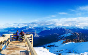 Coronet Peak ski area.