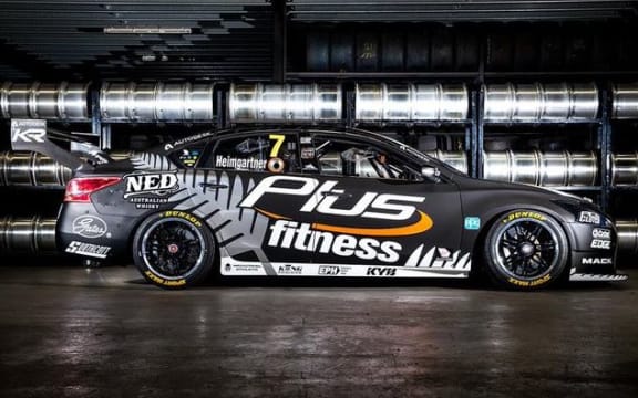 The livery for Andre Heimgartner's car for the Auckland Supersprint.