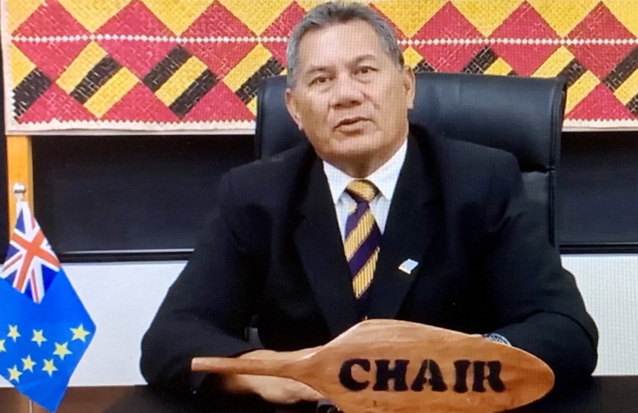 Pacific Islands Forum chair and prime minister of Tuvalu, Kausea Natano.