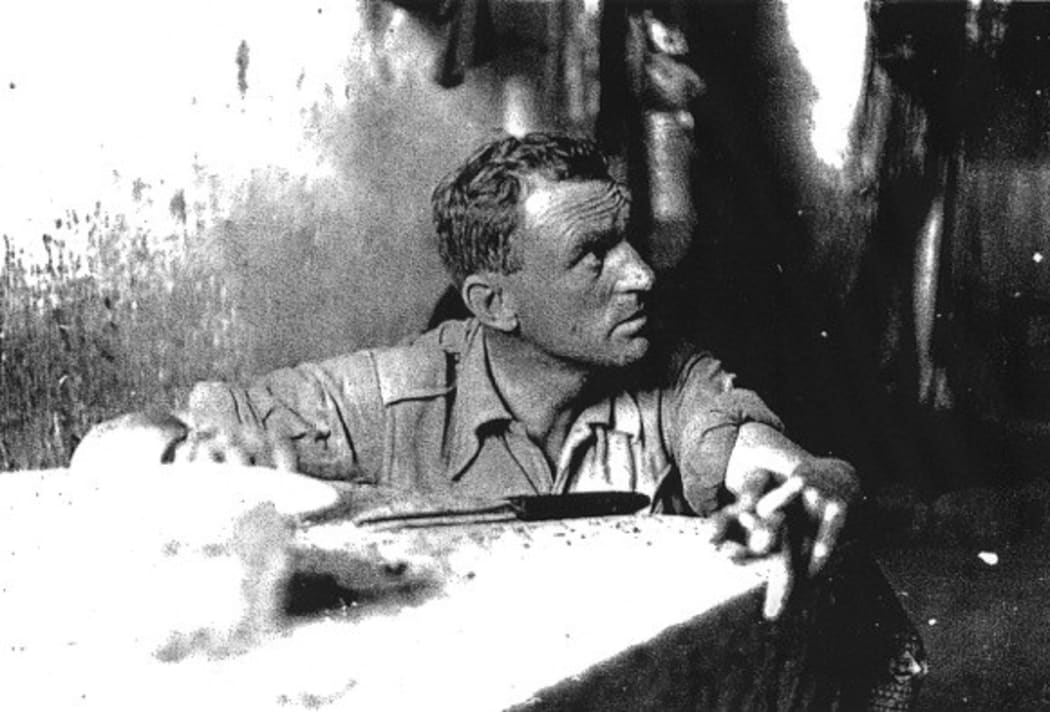 Doug Jolly at work in the Spanish Civil War