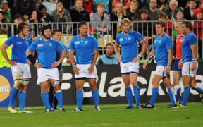 Namibia rugby team at the 2011 Rugby World Cup.