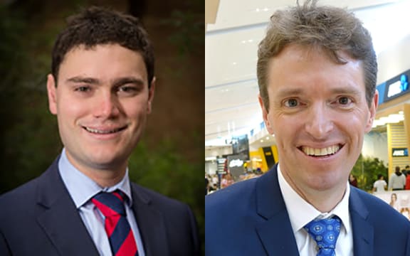 Jordan Williams (left) and Colin Craig