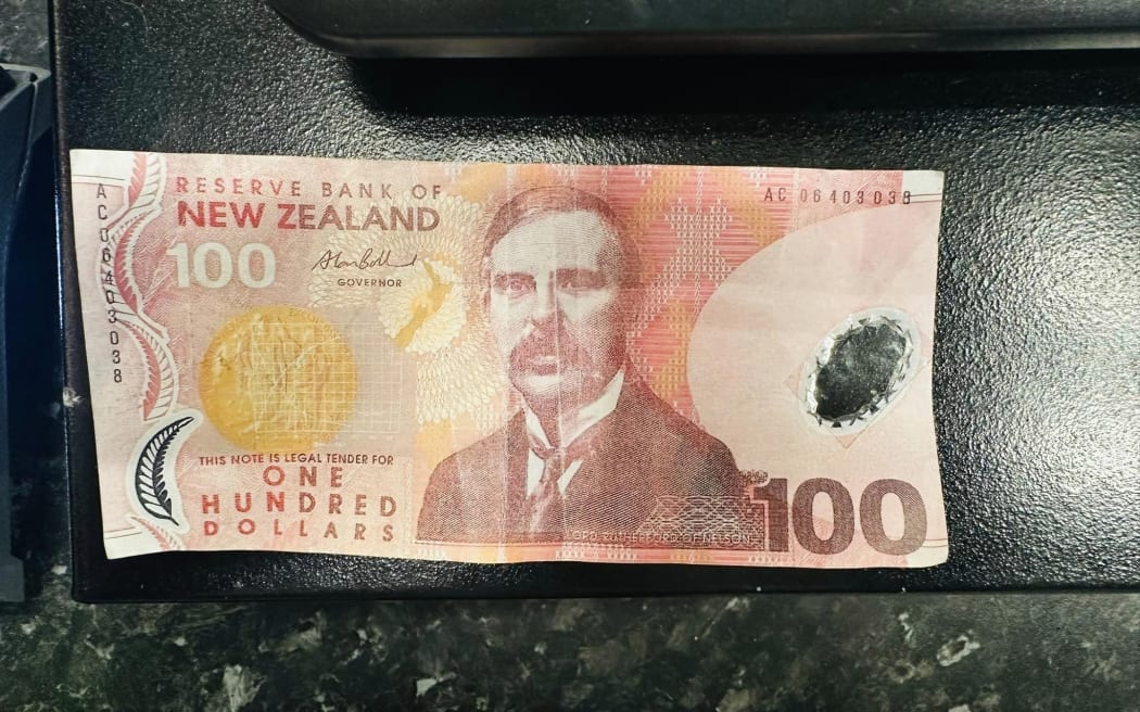 Golden Pie Bakery and Cafe was scammed with a $100 counterfeit bank note.