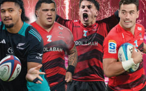 Leicester Fainga'anuku, Tamaiti Williams, Rivez Reihana and Will Jordan. Graphic: Liam K. Swiggs