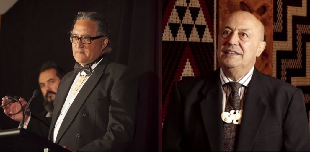 Hoturoa Barclay Kerr and Professor Piri Sciascia