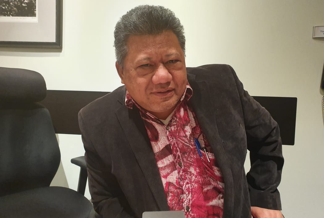 Director general of health in Samoa Dr Take Naseri.