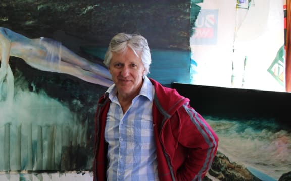 John Walsh in his studio