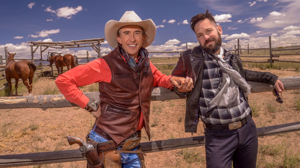 Steve Coogan and Paul Rudd in Ideal Home (2016)