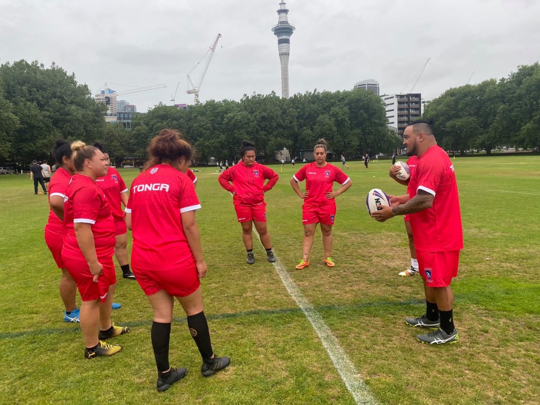Tonga women's coach Dion Briggs is drawing inspiration from the success of their male counterparts.