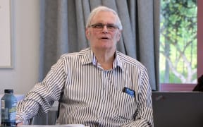 Ross Goudie resigned from his chairperson position on the Waihī Beach Community Board at a tense meeting on 2 December. Photo / Alisha Evans
