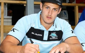 Warriors new signing Blake Ayshford.