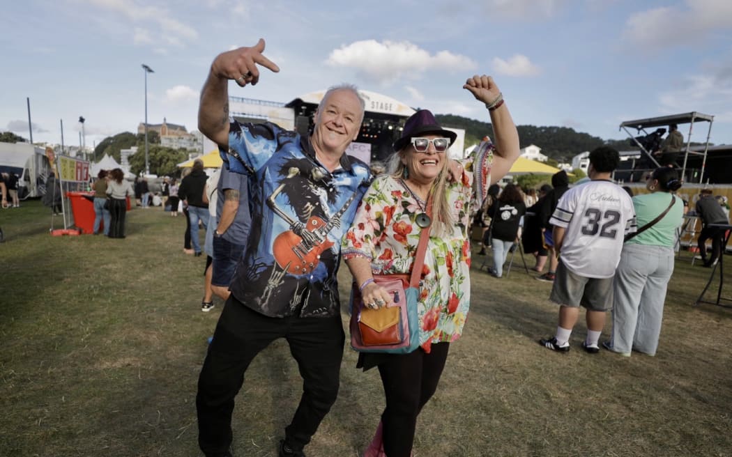 Jimmy and Paula at the Homegrown music festival.