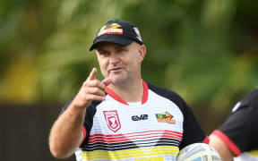 Papua New Guinea Hunters coach Matt Church.