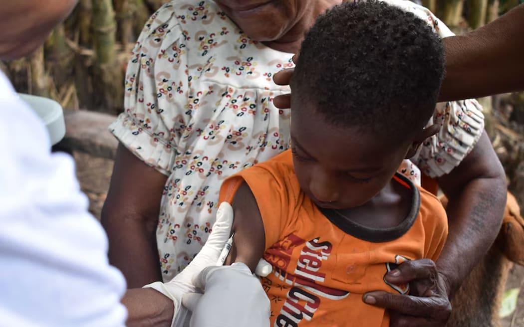 The World Health Organization says it has confirmed two polio infections in PNG. (Supplied: UNICEF/PNG/Chamber)