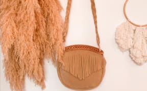 Kaille Harris's hand made bag whcih she accidentally left on the roof of her car