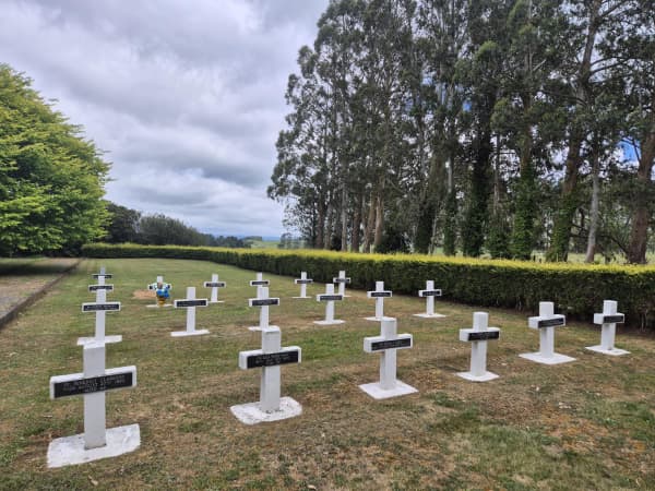 Kopua Monastery's graveyard where many of the priests and monks are buried