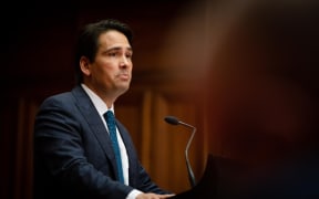 Simon Bridges addresses media after Judith Collins loses her leadership