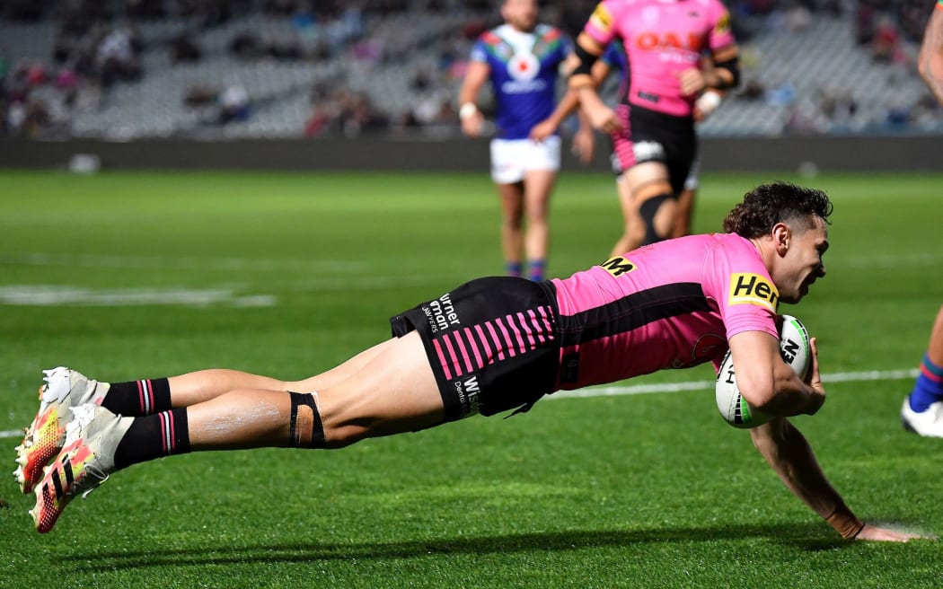 Brent Naden.
2020 NRL Round 14 - New Zealand Warriors v Penrith Panthers, Central Coast Stadium, 2020-08-14.