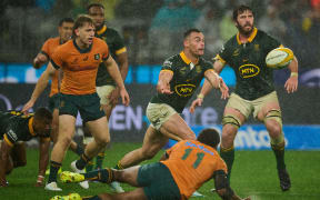 Jesse Kriel of the Springboks in action against the Wallabies.