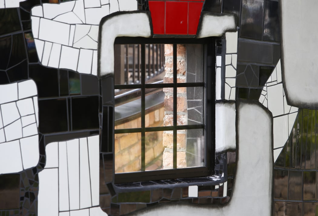 Te Kakano, the Hundertwasser Art Centre folly, at the Whangarei Town Basin.