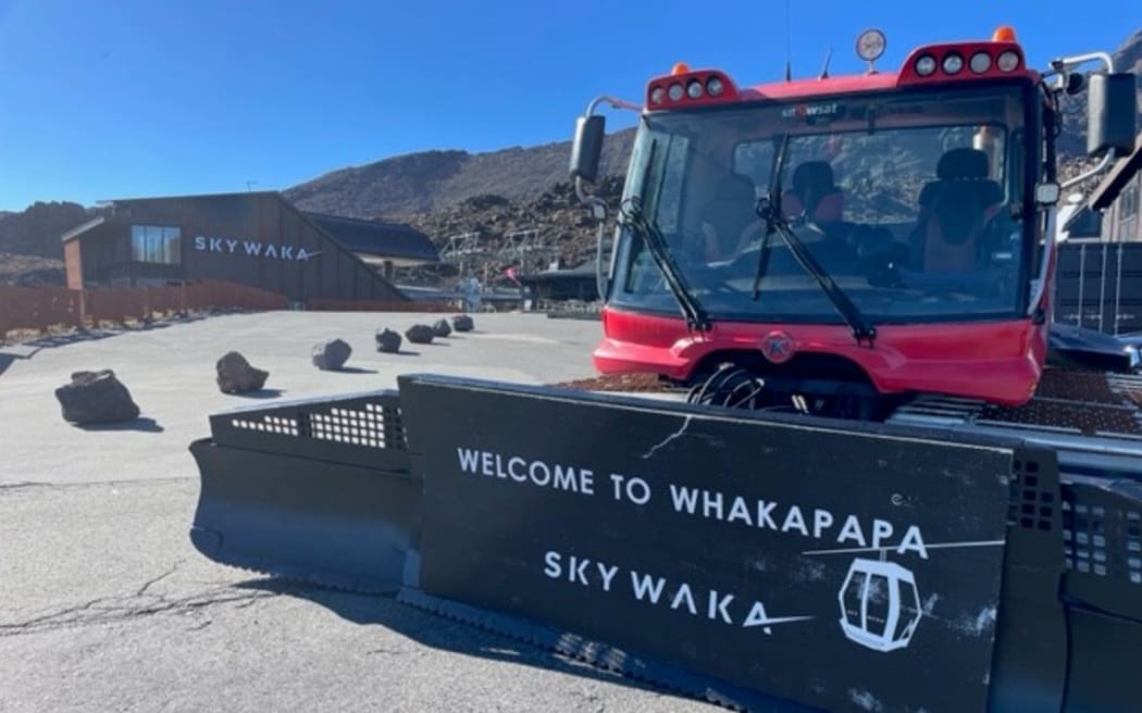 Skywaka equipment at Mt Ruapehu's skifield base
