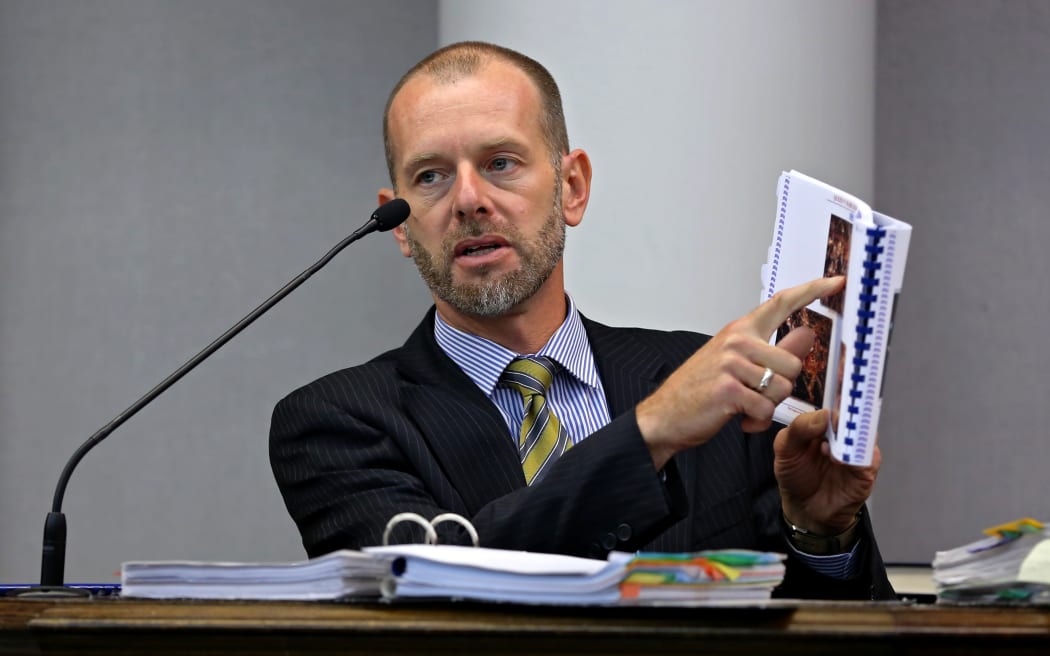 Institute of Environmental Science and Research (ESR) forensic scientist Bjorn Sutherland.