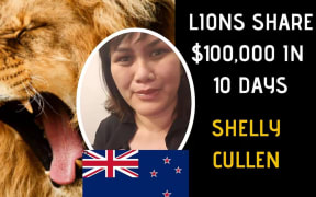 Shelly Cullen promoted the Lion's Share cryptocurrency.