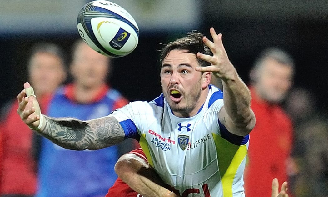 The former All Black Zac Guildford playing for French club Clermont.