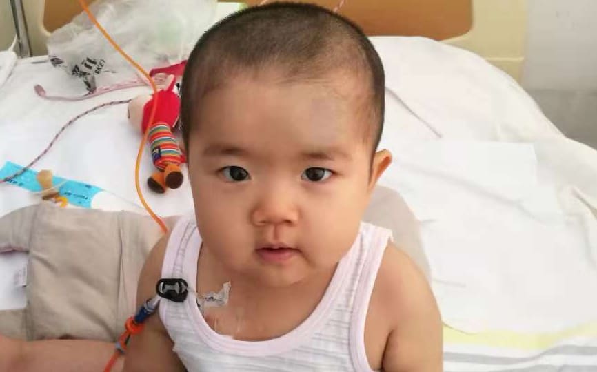 Catherine, baby with rare form of cancer and brain abnormality