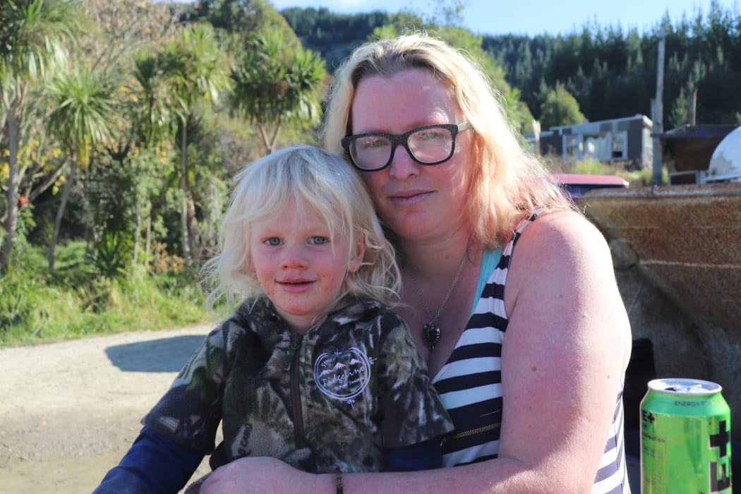 Axle Hamblyn with his mother Haley Allatt.