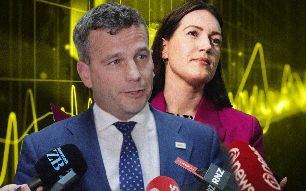 David Seymour and Brooke van Velden of the ACT Party