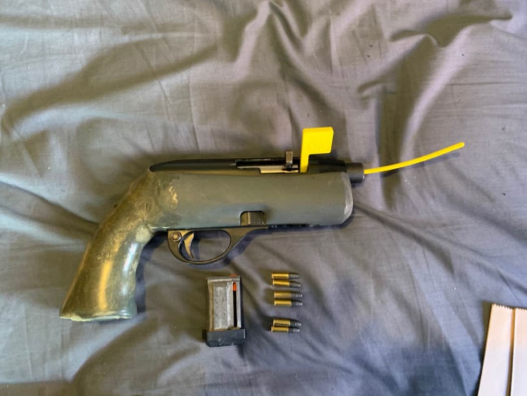 The weapon seized by police in west Waikato.