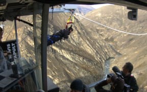 Tim Brown on the Nevis Catapault