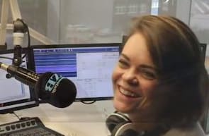 Heather du Plessis-Alllan interviewing foreign minister Winston Peters on Newstalk ZB last Thursday.