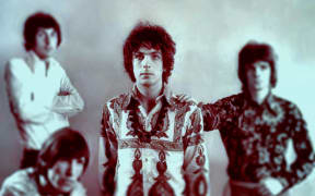 Syd Barrett (centre) with Pink Floyd 1967.