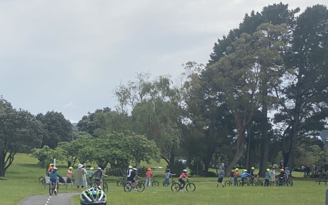 The Taka Trust has gathered more than a hundred young cyclists together for a day of fun and education in Lower Hutt.