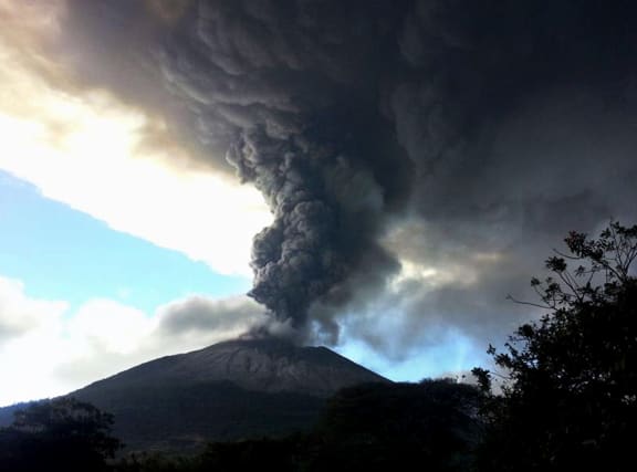 The Chaparrastique volcano is the third highest in the country.
